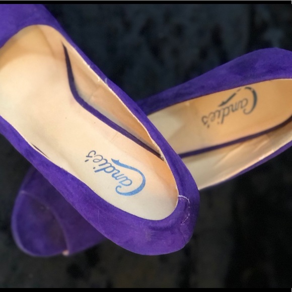 Candie’s, Purple, Peep Toe, Pumps - Picture 5 of 7